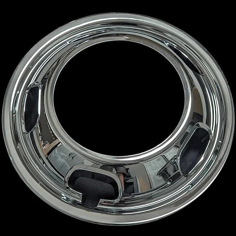 SWIFTHUBCAP Chrome 17" Front Wheel Simulator Hubcap Cover Compatible with Dodge Ram 3500 Dually Truck 2003–2018, Push-On, Replacement Front Wheel Skin Rim Cover, ABS Construction, Easy Install, OE 52106937AB - Image 5